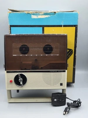 Grabadora de cinta de carrete a carrete de estado sólido unidad Capstan J.C. Penny modelo 6314 de colección Foto 1 de 4