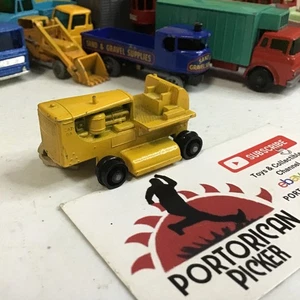 MATCHBOX REGULAR WHEELS #8 YELLOW CAT CATERPILLAR D8 DOZER 1/64 PARTS ENGLAND - Picture 1 of 6