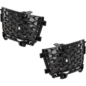 Pair Set of 2 Fog Light Covers Front Driver & Passenger Side Left Right for Jeep - Picture 1 of 10