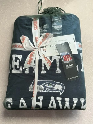 Nuevo conjunto de pijama de franela Seattle Seahawks de la NFL para hombre talla XXL Foto 1 de 4