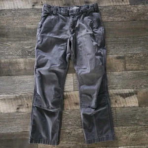 Carhartt 102802-029 Pants Mens 33x30 Gray Double Knee Work Pants Canvas - Picture 1 of 13