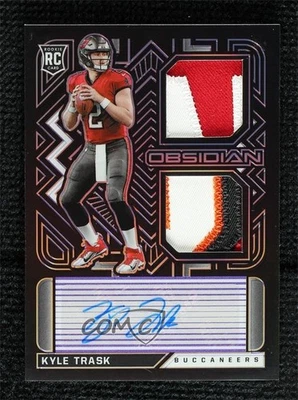 2021 Obsidian Rookie Jersey Ink Electric Etch Purple 23/40 Kyle Trask Auto RC - Image 1 of 3
