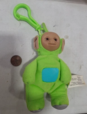 Llavero de felpa Burger King vintage 1998 Avon Teletubbies verde Dipsy 7,5" Foto 1 de 2