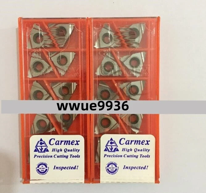 Carmex 16ER 14UN K20 Carbide inserts Threaded blade 10Pcs - Image 1 of 1