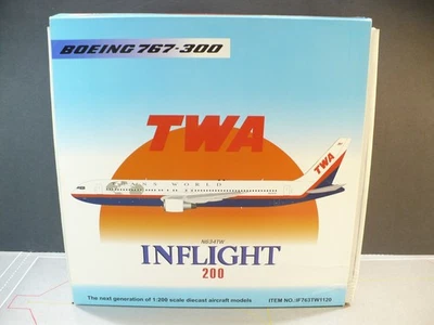 1:200 Inflight200 TWA Boeing 767-300 N634TW IF763TW1120 Please Read - Image 1 of 4