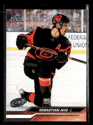 2023-24 Upper Deck - #30 Sebastian Aho - Carolina Hurricanes - Image 1 of 2