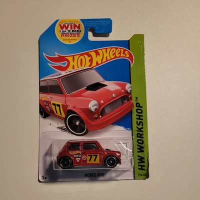 Hot Wheels Morris Mini HW Workshop 2014 rojo Foto 1 de 2