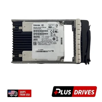 1.6TB SAS SSD Toshiba 2.5 MLC Server Solid State Drive 12Gbps for DE5600 E2612 - Image 1 of 4