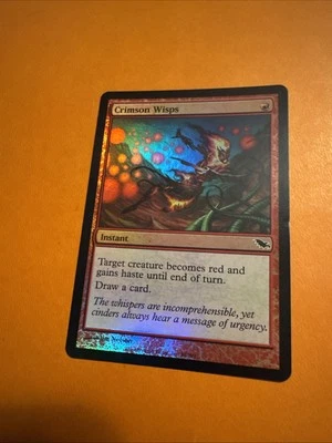 MTG - Crimson Wisps - FOIL - Shadowmoor - NM/MT - Brandy New! - Image 1 of 2