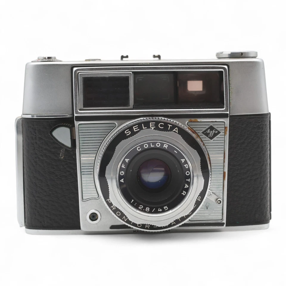 Agfa Selecta Viewfinder Camera Prontor Matic P - Color Apotar 2.8 45mm - Image 1 of 4