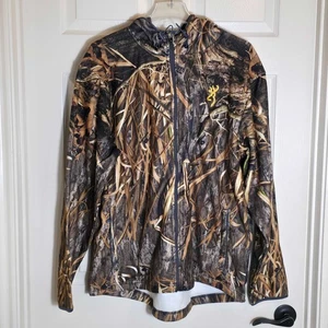 Browning Wasatch Hooded Fleece Jacket Men's Size XL MOSGH Mossy Oak Camo NWT NEW - Picture 1 of 13