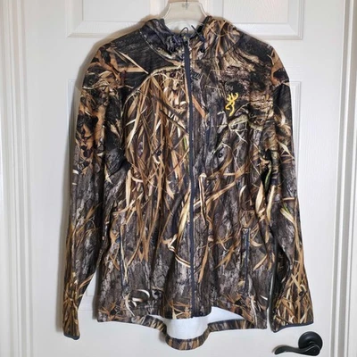 Browning Wasatch Hooded Fleece Jacket Men's Size XL MOSGH Mossy Oak Camo NWT NEW - Image 1 of 4