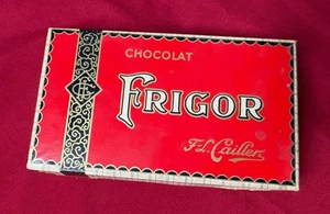 Rara scatola di cioccolatini Frigor Cailler vintage in cartone da collezione - Imagen 1 de 7