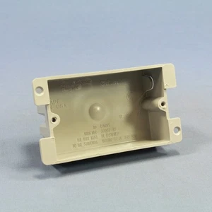 P&S Slater Shallow Old Work 1 velocità flangia scatola interruttore e presa retrofit P1-08-W - Foto 1 di 4