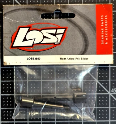 LOSB3550	Losi Slider Rear Axles (Pr) - Image 1 of 2