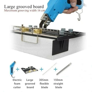 110V 150W Electric Hot Knife Foam Cutter Carving With Large Slotting Boarde Set∂ - Picture 1 of 13