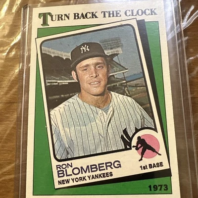 1988 Topps - Turn Back The Clock Ron Blomberg #663 - Image 1 of 2