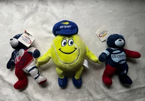 US Open Plüschtier Stofftier Spielzeug 3 Stück - Bild 1 von 7