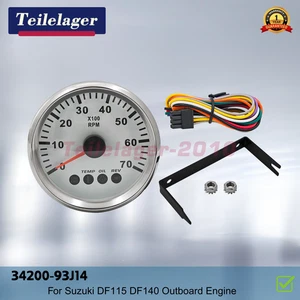 34200-93J14 Multifunction Tachometer For Suzuki Outboard Monitor Gauge DF140 155 - Bild 1 von 17