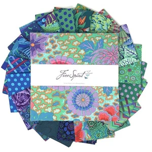 Kaffe Fassett New Classics Ocean 10 Inch Squares, 42 pcs, FB610GP - Picture 1 of 1