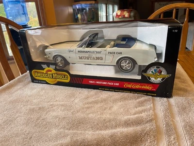 Ertl Collectibles 1:12 American Muscle 1964 1/2 Mustang Indy Pace Car NIB - Image 1 of 4