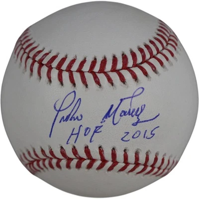 Pedro Martinez Autographed Boston Red Sox OML Baseball HOF Beckett Witness 51587 - Image 1 of 4