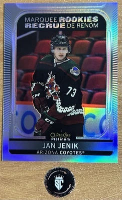 Jan Jenik 2021-22 O-Pee-Chee Platinum Rainbow Marquee Rookies #234 Coyotes - Image 1 of 3