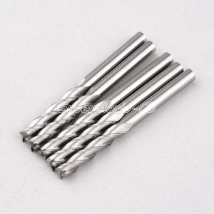 5 x 6mm 1/4'' Carbide CNC 3 Three Flute Spiral Router Endmill Bit CEL 32mm - Picture 1 of 1