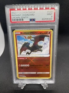 Pokemon PSA 9 2023 Krone Zenith strahlende Charizard 020/159 Holo - Bild 1 von 1