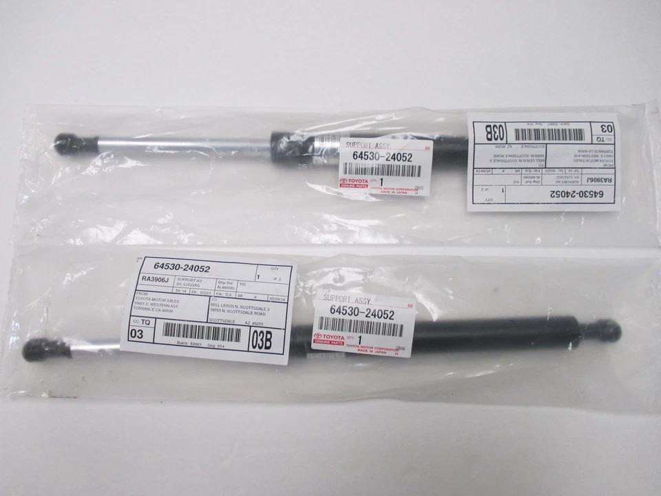 LEXUS OEM FACTORY TRUNK SHOCK SET 2002-2010 SC430 - Image 1 of 1
