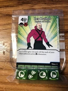 Lex Luthor Legion of Doom Dice Masters DC2016 #1 PROMO + 4 WÜRFEL ENGLISCH - Bild 1 von 1