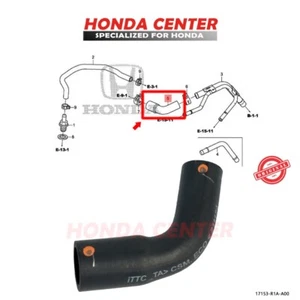 Fits For Honda Civic 2012-2016 Engine Breather Pipe Tube 17153-R1A-A00 - Picture 1 of 6
