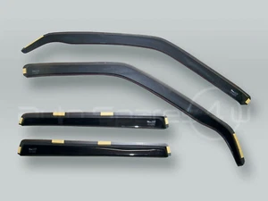 Juego de 4 protectores de lluvia deflectores de viento HEKO para Volvo S70 V70 1998-2000 - Imagen 1 de 3