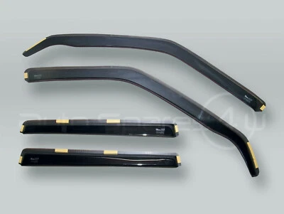 Juego de 4 protectores de lluvia deflectores de viento HEKO para Volvo S70 V70 1998-2000 Foto 1 de 3