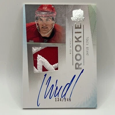 2009-10 Upper Deck The Cup Jakub Kindl Auto Patch RC #156 /249 RPA - Image 1 of 2