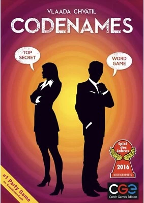 Edition | Codenames | Party Game | Ages 10+ | 2-8 Players | 15 Minute Playing... - Image 1 of 4