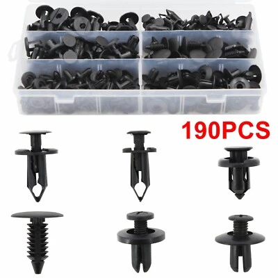 190pcs FORD TRANSIT CONNECT TRANSIT CUSTOM SIDE & DOOR MOULDING TRIM PANEL CLIPS - Image 1 of 4