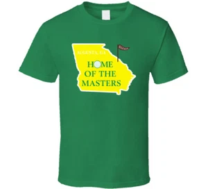 Home Of The Masters Augusta Georgia Golf Sports Fan T Shirt - Picture 1 of 2