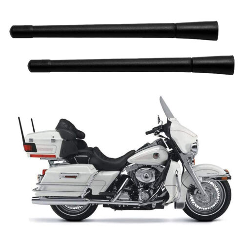 2 x 7" Rubber Signal Antenna For Harley Davidson 1989-2020 Touring Electra Glide