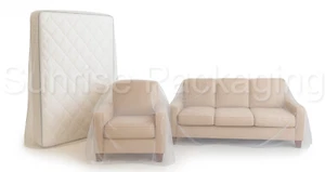 Fundas protectoras de polietileno transparentes fuertes para colchones, sofás, sillones mudanzas - Imagen 1 de 17