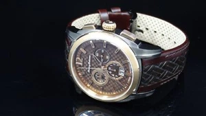 Tommy Bahama TB1278 Men's Weekender Chronograph Leather Band Rose Gold Watch - Picture 1 of 4