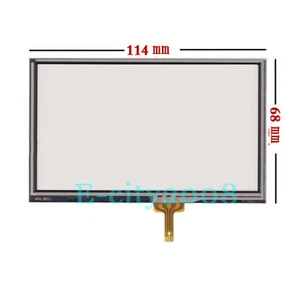 4.8inch Resistive Touch screen Digitizer glass For GPS MP4 MP5 4.8" 114*68mm - Picture 1 of 1
