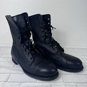 VTG Biltrite Military Combat Jump Boots Ansi Z41.1-1991/75 Mens 8.5 R Steel Toe - Picture 1 of 13