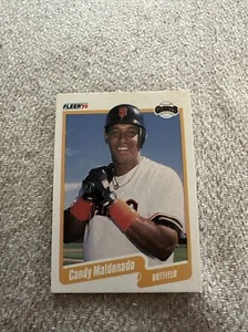 Carta Baseball Fleer 1990 Candy Maldonado San Francisco Giants #62 - Foto 1 di 2