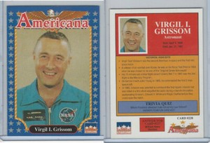 1992 Starline, Americana, #228 Virgil Grissom, Astronaut