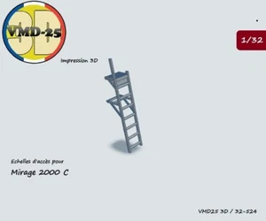 Echelle de servitude AAE pour Mirage 2000 C -1/32 - Photo 1/6