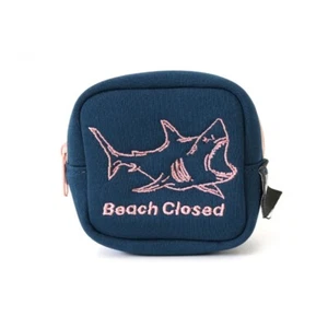 JAWS Beach Closed Mini Square Pouch Great White Shark - Picture 1 of 3