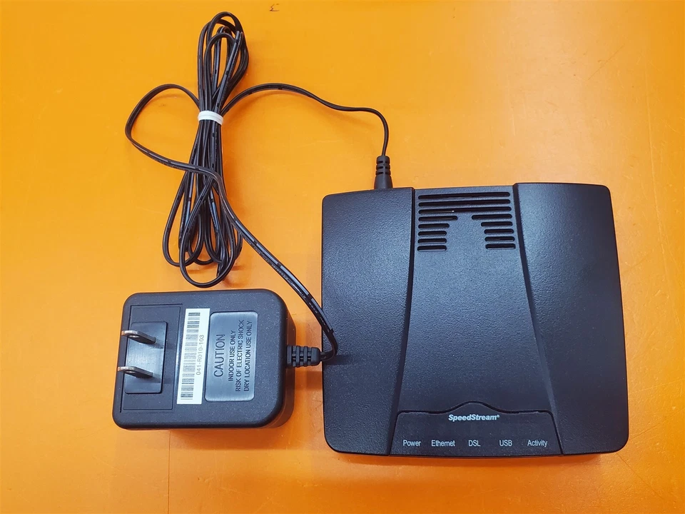 ⭐️⭐️⭐️⭐️⭐️ Siemens Speedstream 4200 Ethernet USB ADSL Modem w Power Supply - Image 1 of 4