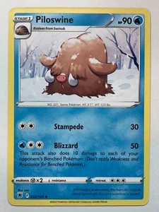 Pokemon Astral Radiance Piloswine 32/189 NM/M - Picture 1 of 1