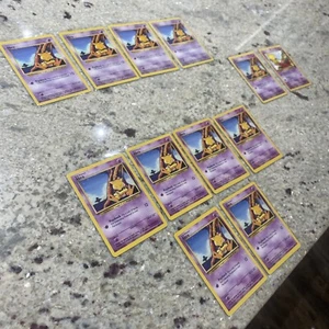 12 Abra Pokémon Cards Lot - 4 Shadowless & 6 Unlimited & 1 Base Set 2 & Rockets - Picture 1 of 18